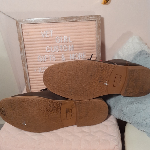 Men's Levi's sz 8 Arnold Brown boots - Picture 8 of 8